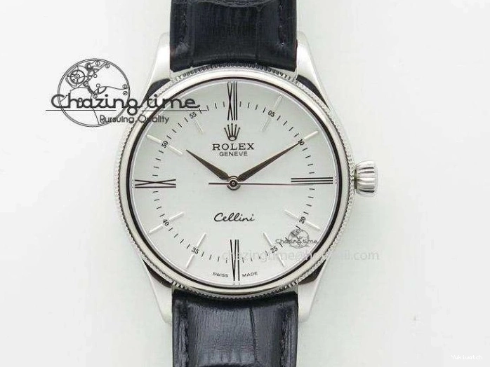 Bracelet Day-Date Dial Silver on Crystal RG A2836 Best Edition 128235 Marker Crystal BP President 36mm RG 0511